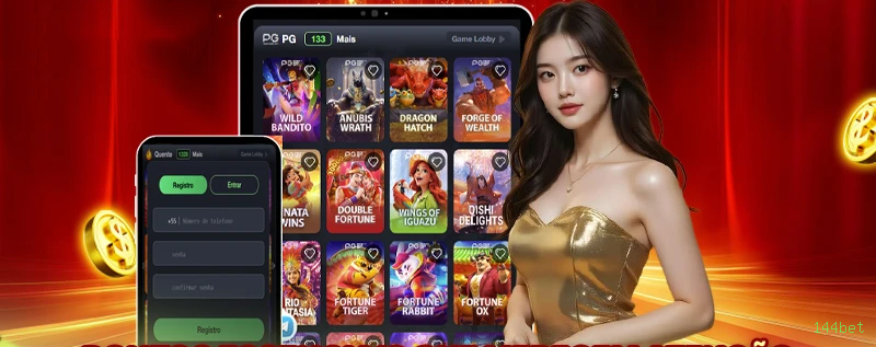 Aplicativo móvel 144bet para iOS e Android